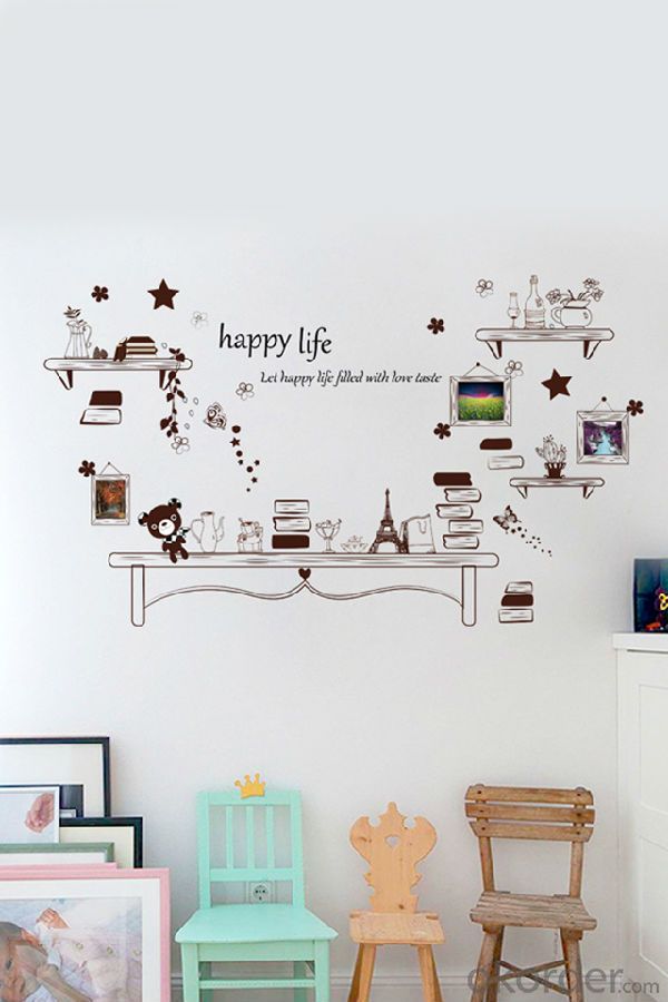 Sheep Moon Balloon Removable Self Adhesive Wall Paper Wallpaper for Baby Nursery Room