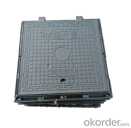 Cast Ductile Iron Manhole Covers C250 for Mining with Frames Made in China