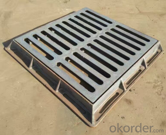 casted ductile iron manhole covers for mining and industry EN124 Standards Made in China