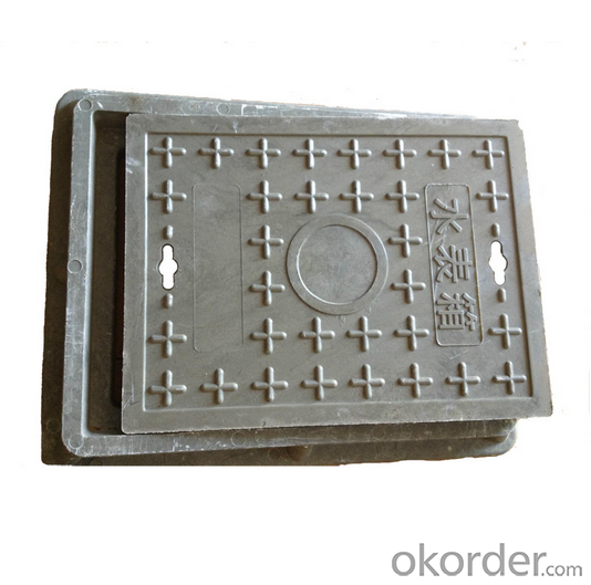 Casting ductile iron manhole cover hot sale with frames for industry in China