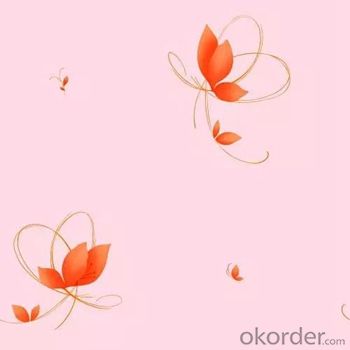 Adhesive Sticker Wall Decoration Flower Wallpaper