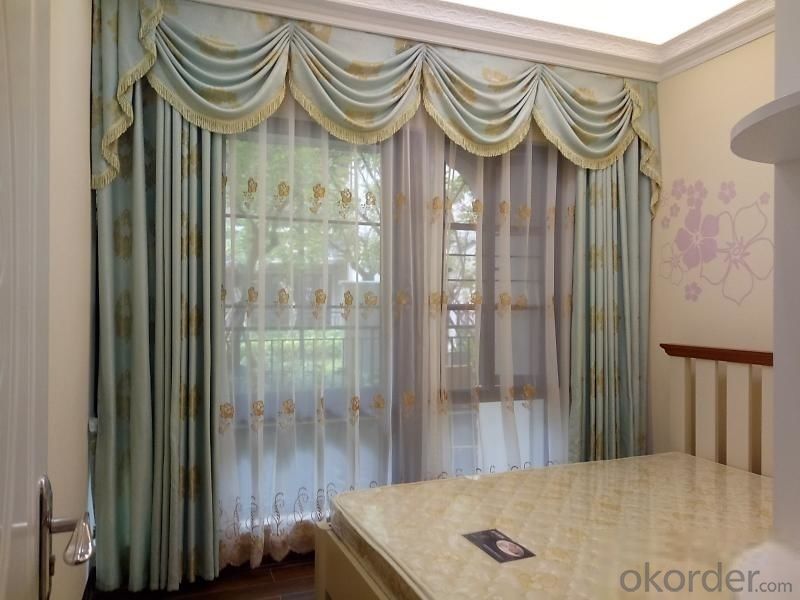 Manual curtains Jacquard zebra for house