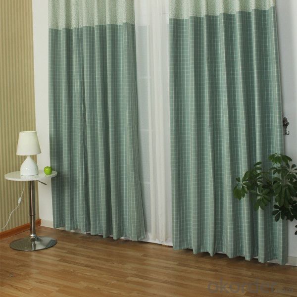 curtain with American style woven grommet custom for office window