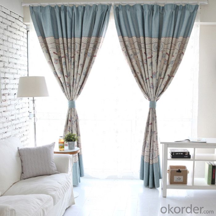 european curtain and drapes gray blue window cotton linen