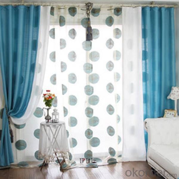 New curtains with decorative pvc strips