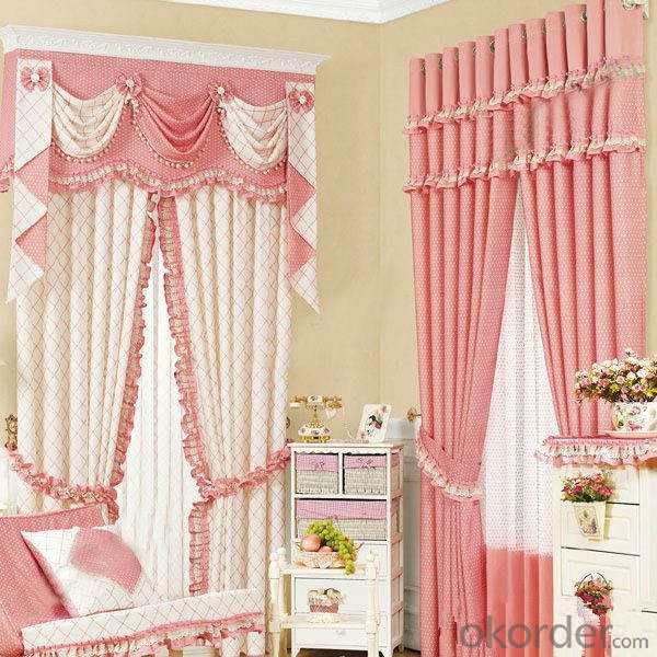 Customed Curtains with Ordered Colorful for Window