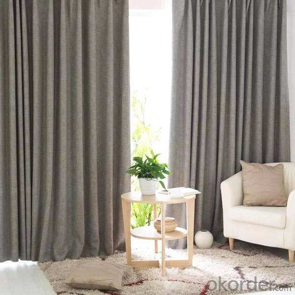 Curtain with 100% Microfiber Polyester Blackout