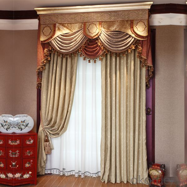 Curtain for Printed Blackout Room with Darkening Color