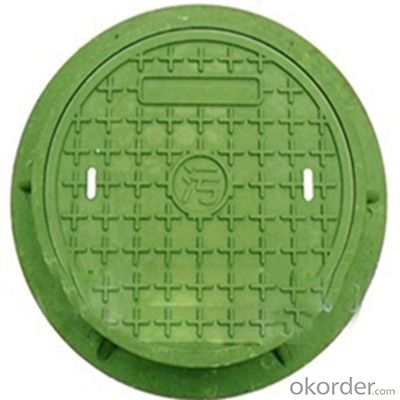 Ductile Iron Manhole Cover of Different Designs and Colors D400 C250