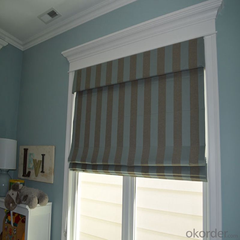 Magnetic Window Fabric Roman Shades Blinds