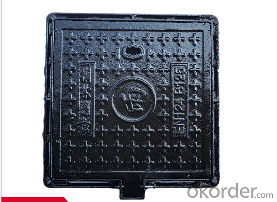 Ductile Iron Manhole Covers for Mining and construction with Frames of High Quality in Hebei