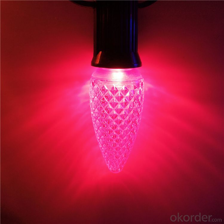 Top Quality Red C9 LED Chrismtas Light bulb replacement outdoor Indoor