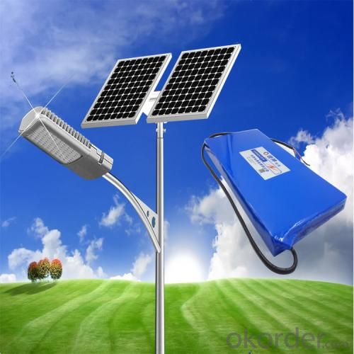 Lithium Battery Solar Street light Solar Power