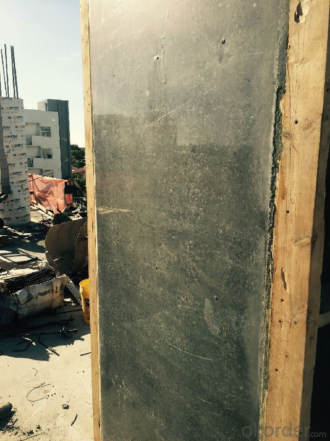 Plastic film HDO plywood concrete formwork 1220x2440 18mm poplar core phenolic WBP anti slip