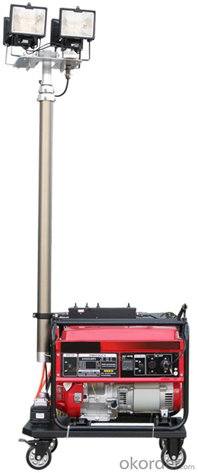 Mobile Lighting Tower Generator Set 2.8KW and 5.0KW