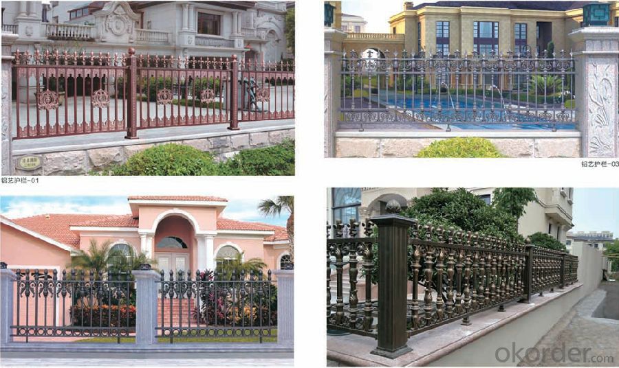 Aluminum Luxury Gate Decorative Garden Fence Courtyard Yard Gates