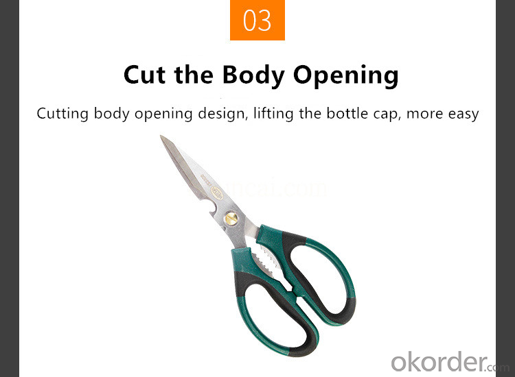Kitchen Scissor Scissors Manufacturers Hot Sale For Family Use Multi Purpose Cutting Kitchen Scissor