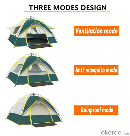 2-4 Person Automatic Easy Set up Durable Waterproof Outdoor Camping Tents