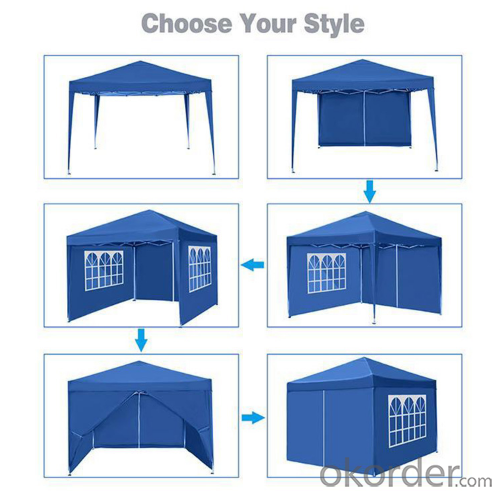 Pop up Canopy Exhibition Show Tent garden Gazebo with Sides