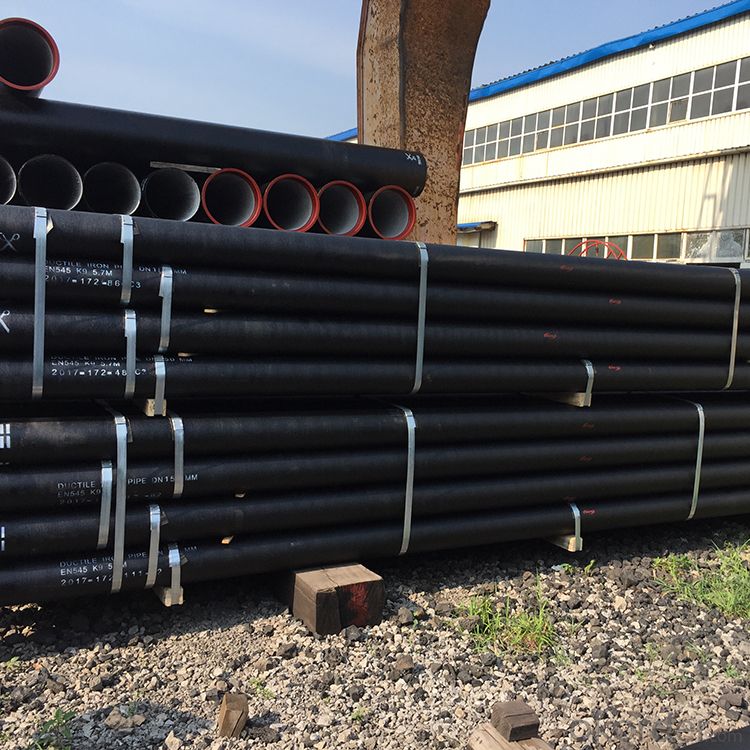 China top quality ISO2531 cement lined class K9 DN80 ductile cast iron DCI pipe