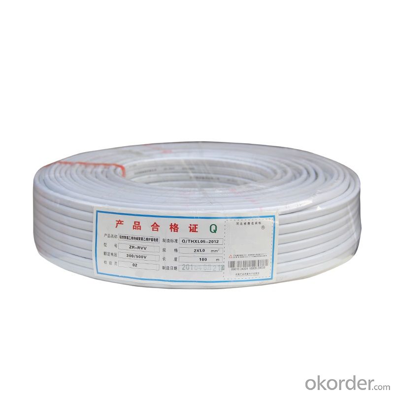 Cu/PVC/PVC   Flexible Copper Conductor  PVC Insulated PVC Jacket Eletric Wire