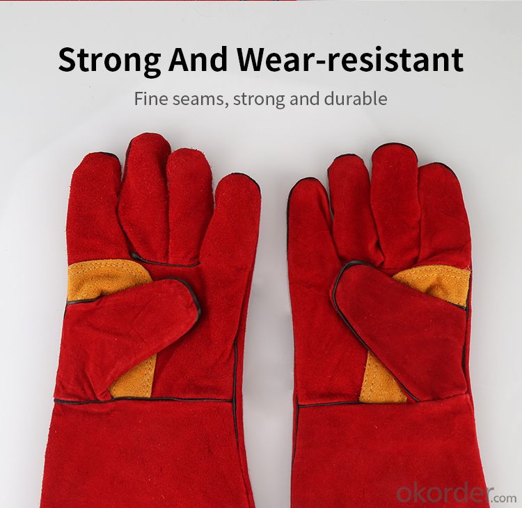 Welding protective gloves