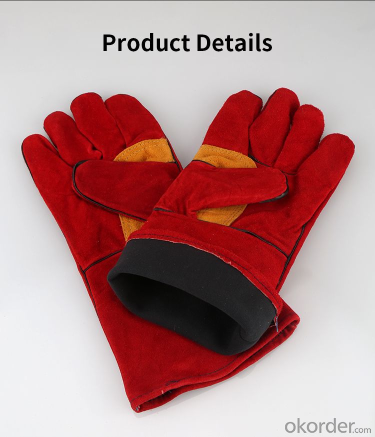 Welding protective gloves