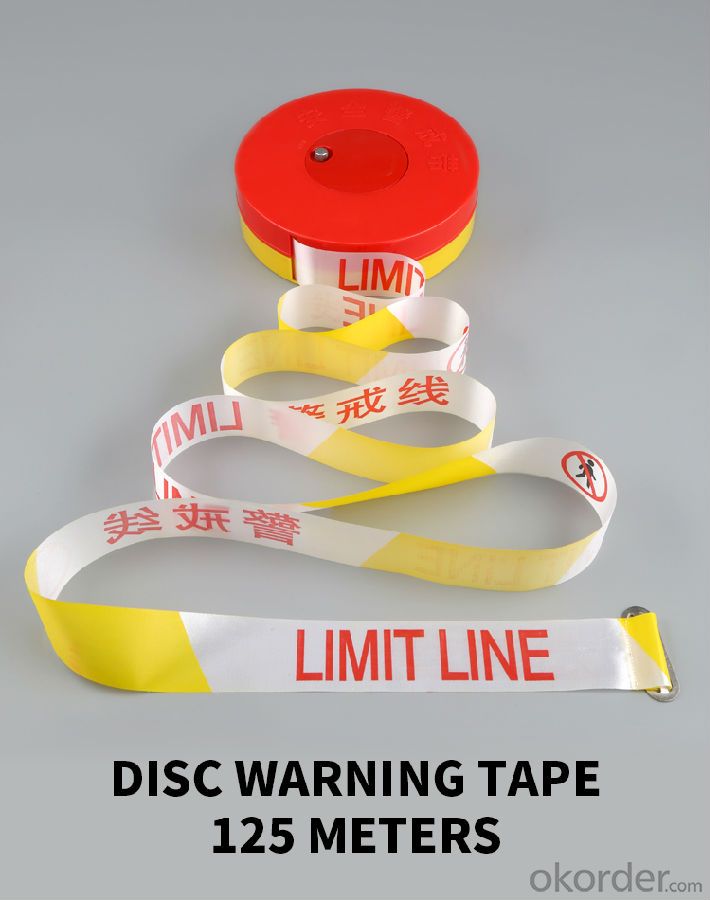 Disc warning tape 125 meters