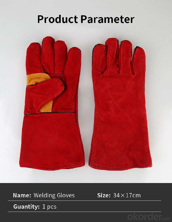 Welding protective gloves