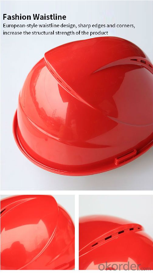 Four-sided breathable crimped helmet
