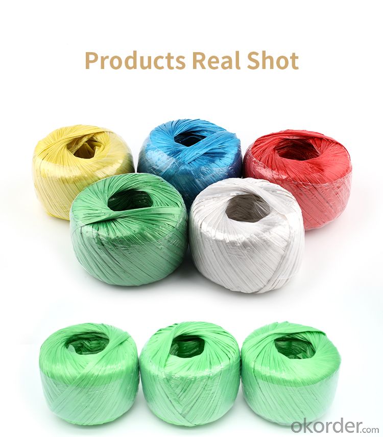 Straw ball rope standard 150g, about 120 meters long, mixed colors 5 packs