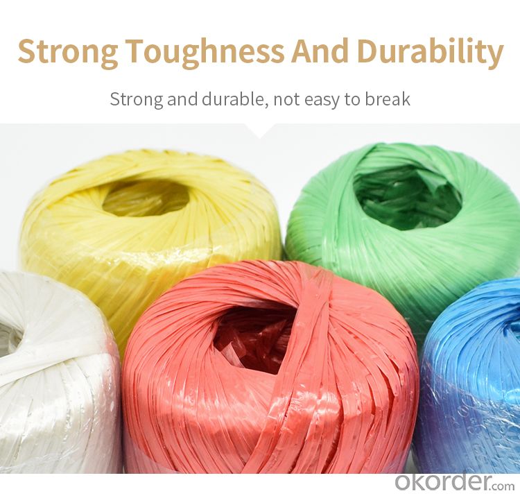 Straw ball rope standard 150g, about 120 meters long, mixed colors 5 packs
