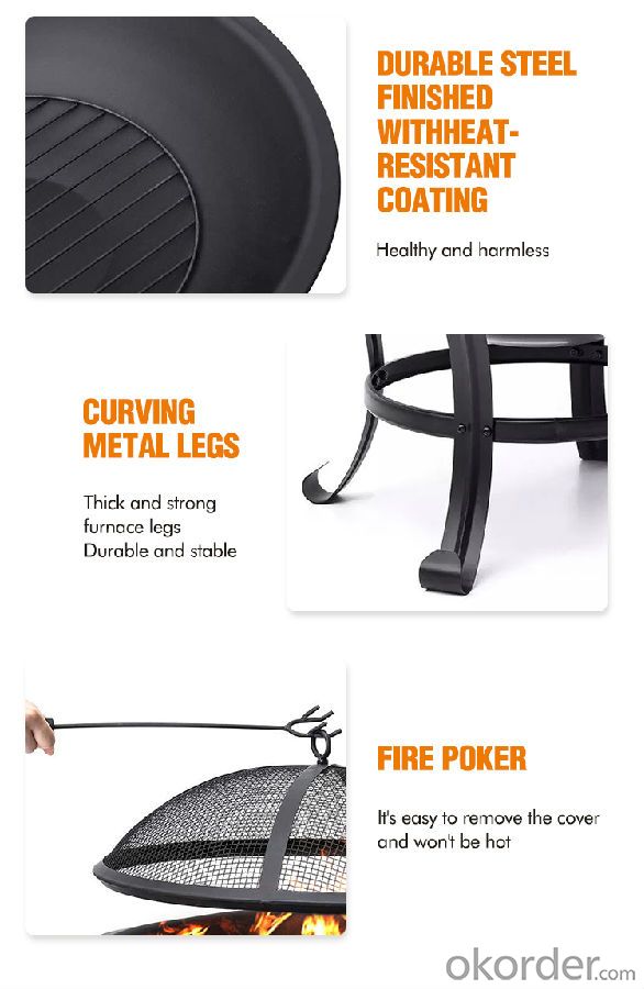 Portable Outdoor Camping Open Fire Pit  Area