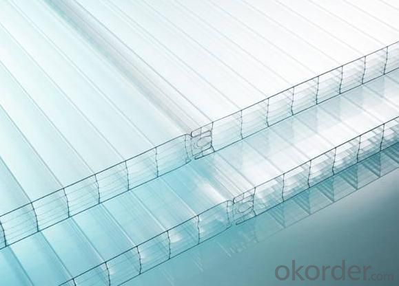 100% Virgin Bayer Material Plug-Pattern Polycarbonate Sheet with UV Protection System 1