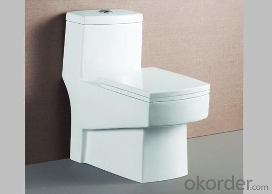 One Piece Toilet Sanitaryware 839 Washdown S-trap High Quality