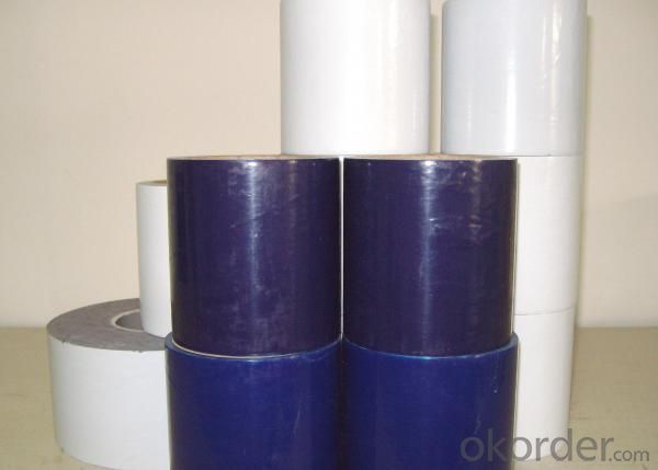 High Quality Transparent Blue PE Protective Film W60-50TB