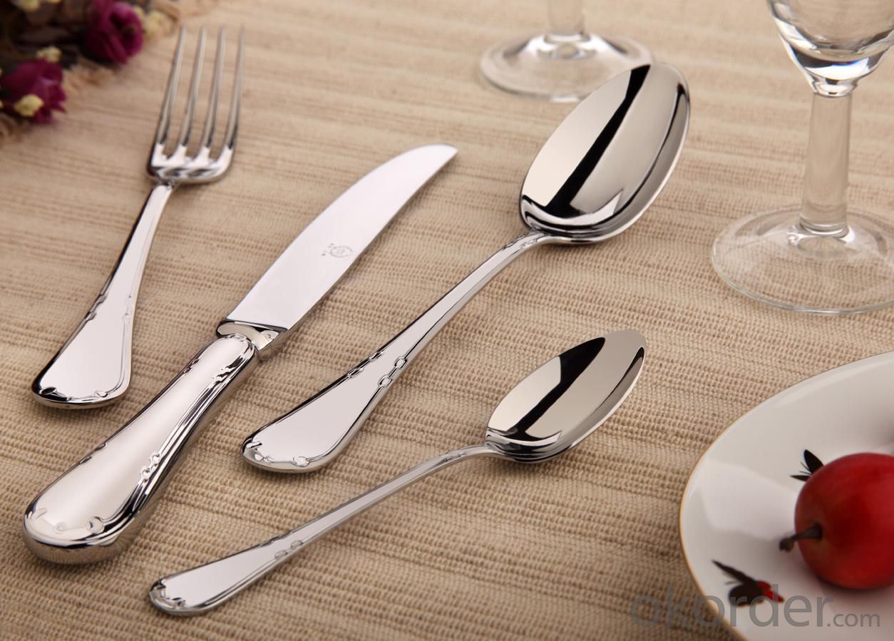 Simple And Delicate Stainless Steel Cutlery Set