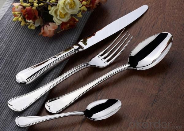 24 Pcs Stainless Steel Cutlery