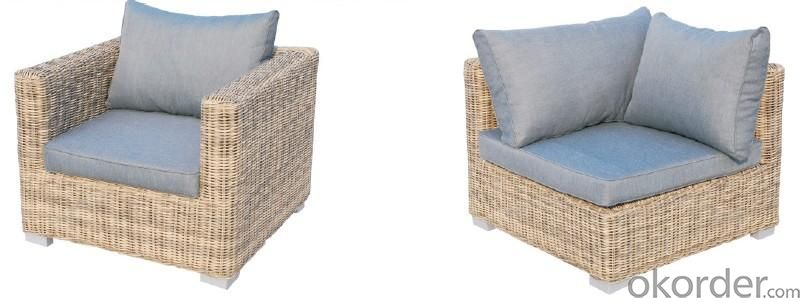 Secontional Rattan Sofa Set System 1