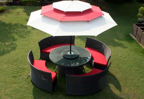 Aluminum Rattan Dining Set DT039 System 1