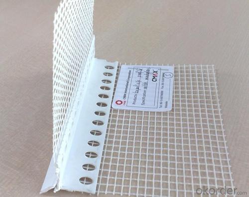 PVC Corner Bead With Fiberglass Screen Wire Mesh System 1