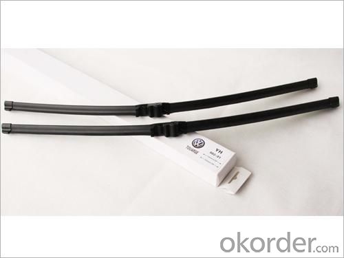 Universal Windshield Wiper Blade-Stainless Steel Frame with Natural Rubber/Silicon Rubber -2076 System 1