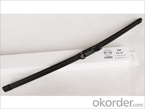 Universal Windshield Wiper Blade-Stainless Steel Frame with Natural Rubber/Silicon Rubber -2056 System 1