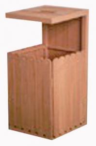 Wood Plastic Composite Dustbin CMAX N018