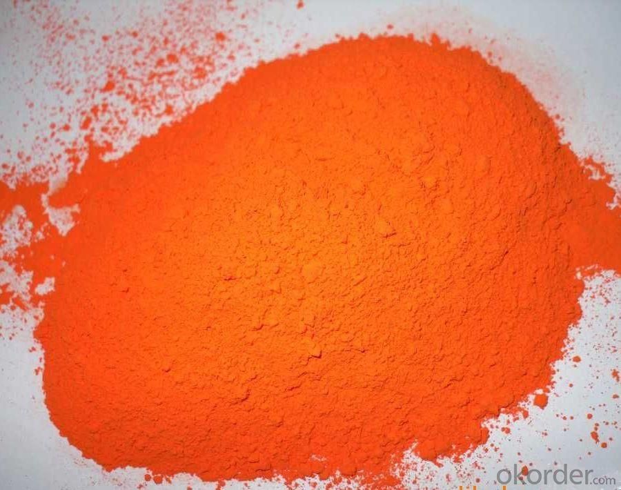 Iron Oxide Orange On Construction , Paint , Rubber , Plastic