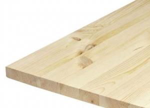 Laminated Decorative Plain  Block board with Pine /Poplar/ Paulownia /Fir Core