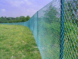 PVC Coated Chain Link Fence For Garden