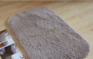 Microfiber Woven Shaggy Floor Carpet System 1
