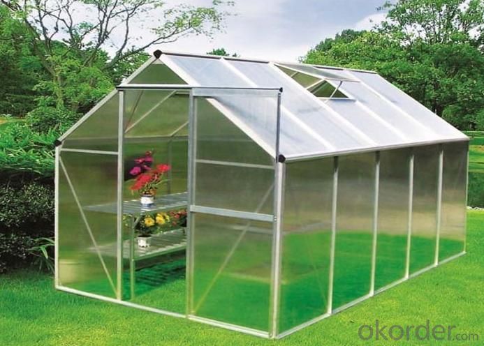 Polycarbonate Greenhousewith Aluminum Fram