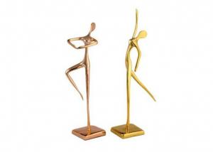 Gold Plating Dancing Girl Handicraft Figurine